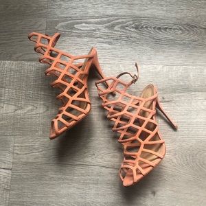 Schutz Juliana Caged Heels Sandals